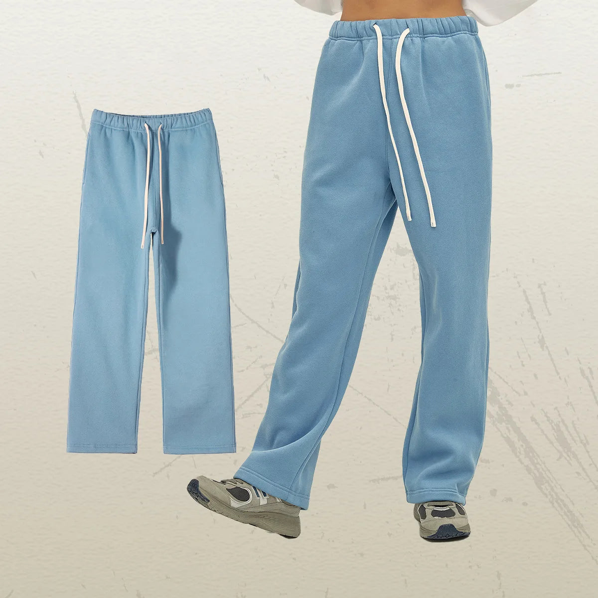 350G Thick Quality Casual Sweat Pants Men Women Streetwear Straight Leg Sweatpants Loose Sports Pants Fleece Sweatpants Unisex