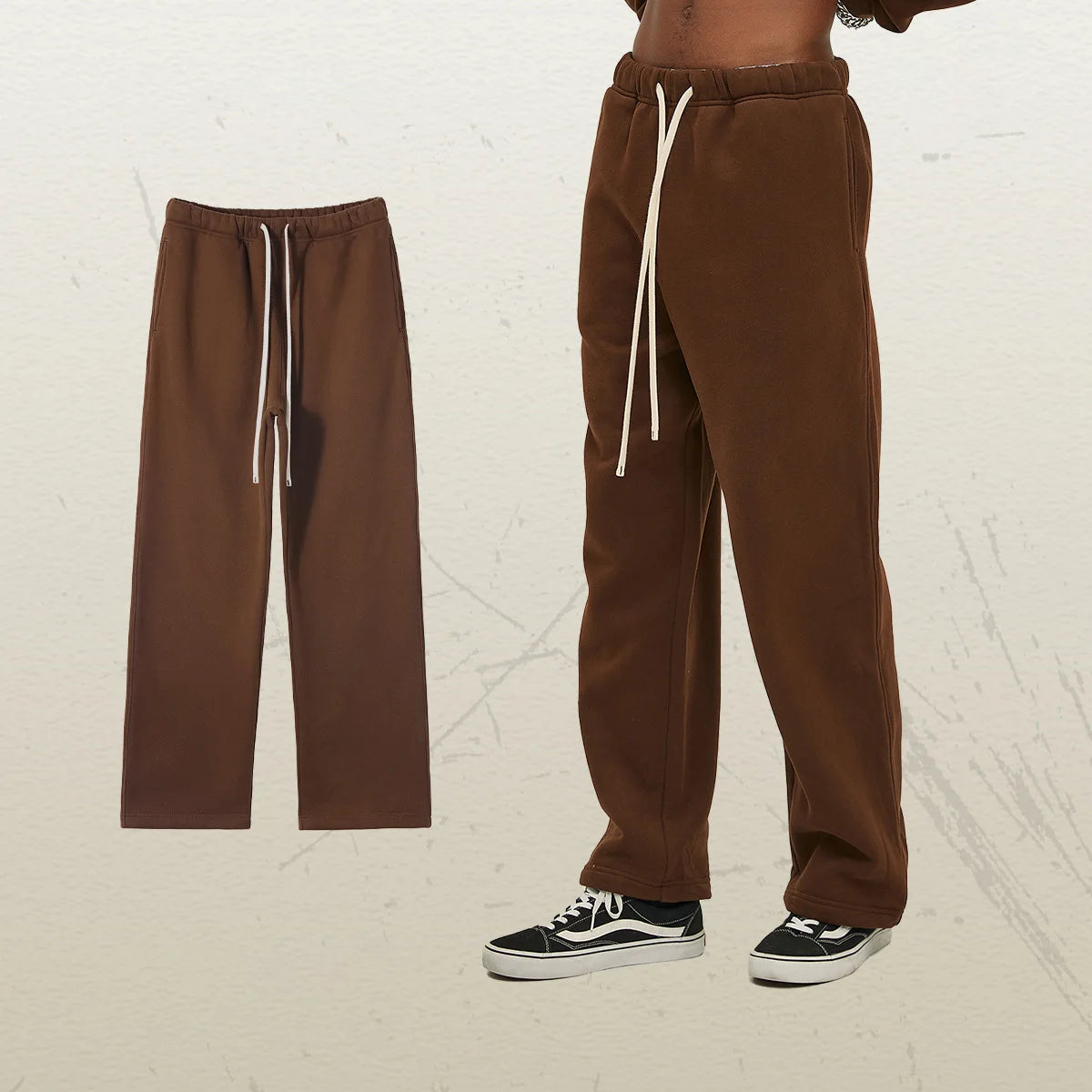 350G Thick Quality Casual Sweat Pants Men Women Streetwear Straight Leg Sweatpants Loose Sports Pants Fleece Sweatpants Unisex