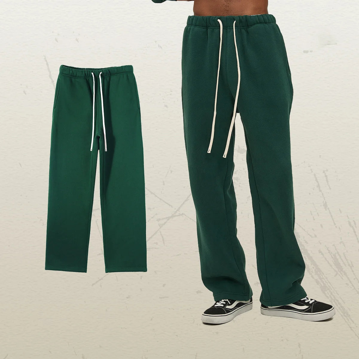 350G Thick Quality Casual Sweat Pants Men Women Streetwear Straight Leg Sweatpants Loose Sports Pants Fleece Sweatpants Unisex