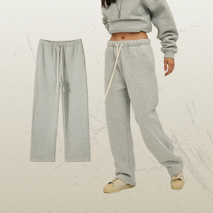 350G Thick Quality Casual Sweat Pants Men Women Streetwear Straight Leg Sweatpants Loose Sports Pants Fleece Sweatpants Unisex