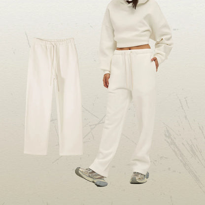 350G Thick Quality Casual Sweat Pants Men Women Streetwear Straight Leg Sweatpants Loose Sports Pants Fleece Sweatpants Unisex