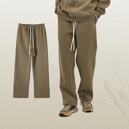 350G Thick Quality Casual Sweat Pants Men Women Streetwear Straight Leg Sweatpants Loose Sports Pants Fleece Sweatpants Unisex