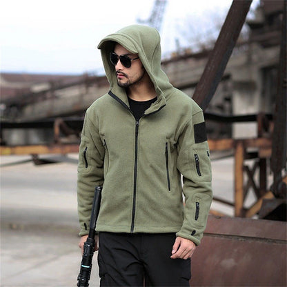 "Men's Army Snuggle Suit: The Ultimate Winter Cuddle Armor for Outdoor Shenanigans!"